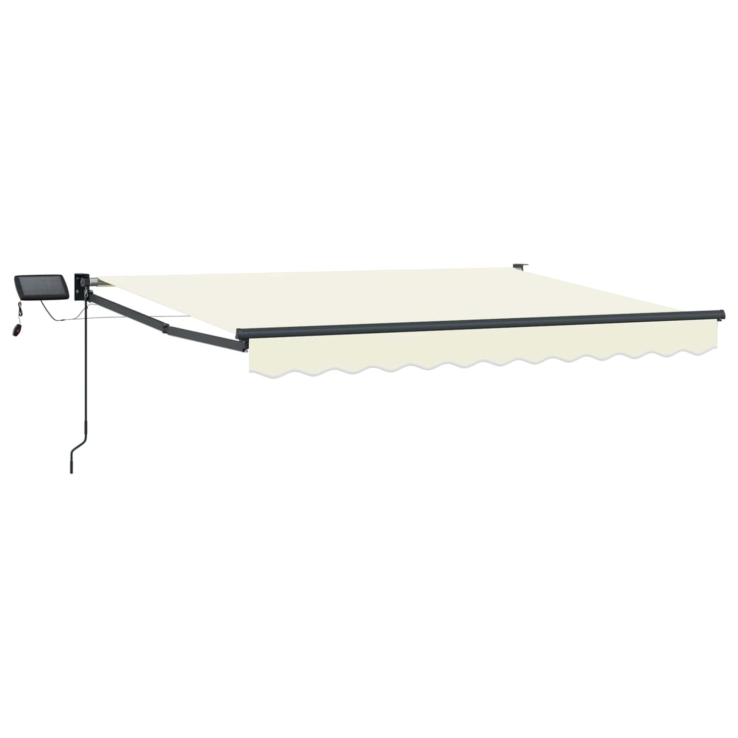 Manuelle Gelenkarmmarkise mit LEDs 3,5 x 2,5 m