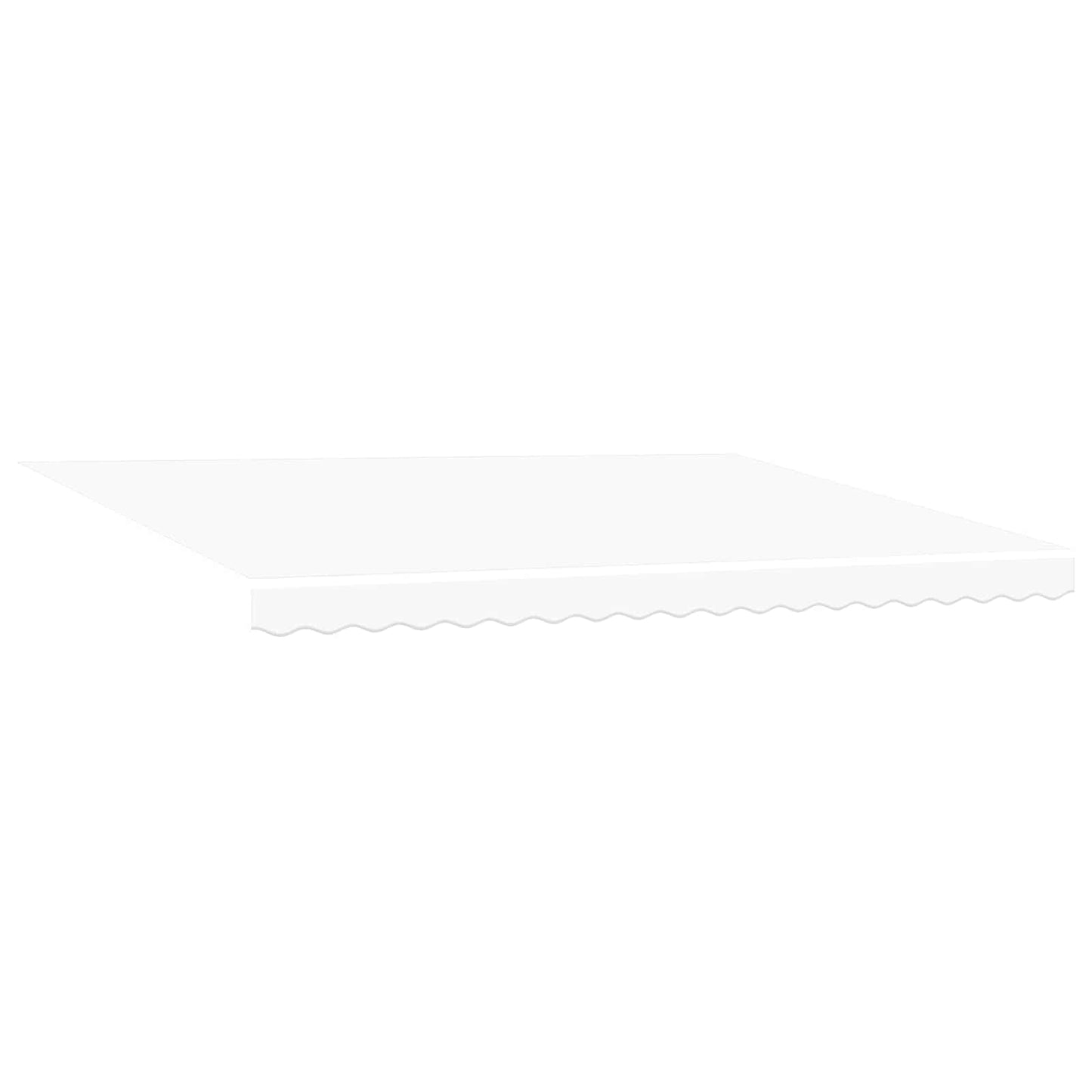 Manuelle Gelenkarmmarkise mit LEDs Weiß und Anthrazit 4 x 3 m