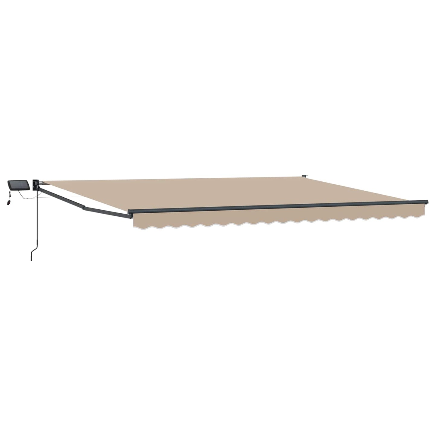 Manuelle Gelenkarmmarkise mit LEDs 4,5 × 3 m