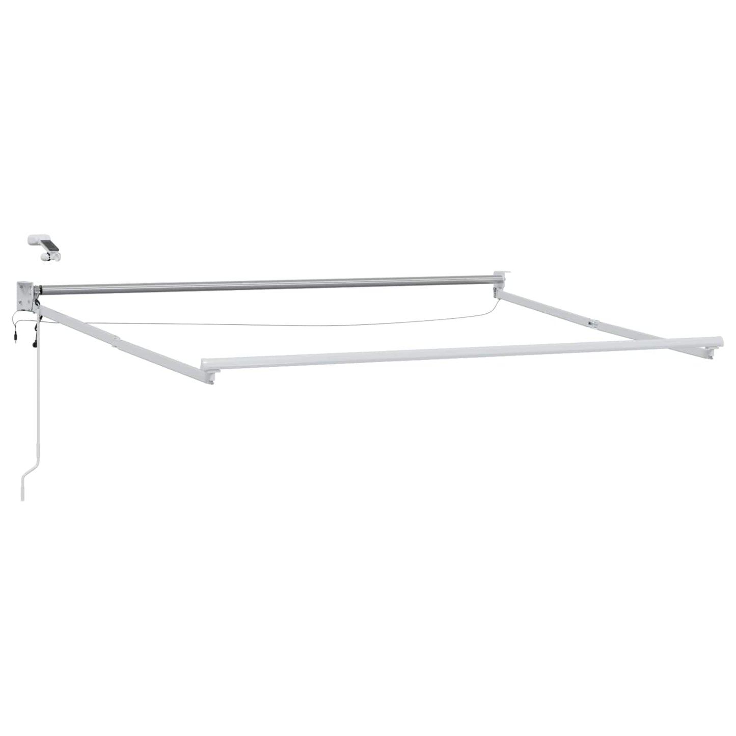 Elektrische ausziehbare Markise Braun 3,5 x 2,5 m