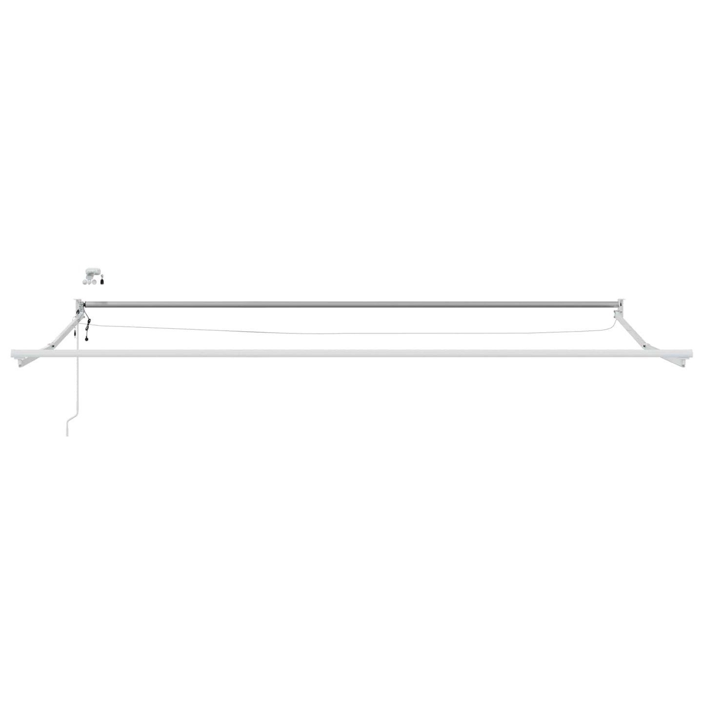 Elektrische ausziehbare Markise Beige 4,5 × 3 m