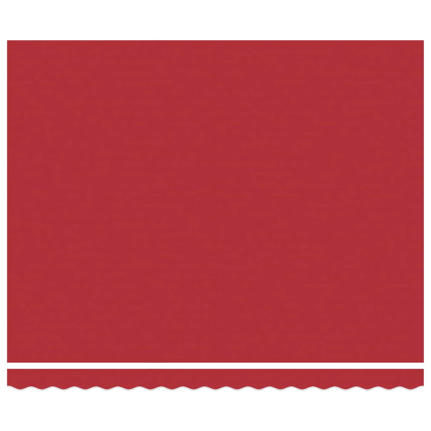 Einziehbare Markise Rot 4 x 3 m Leinen und Aluminium