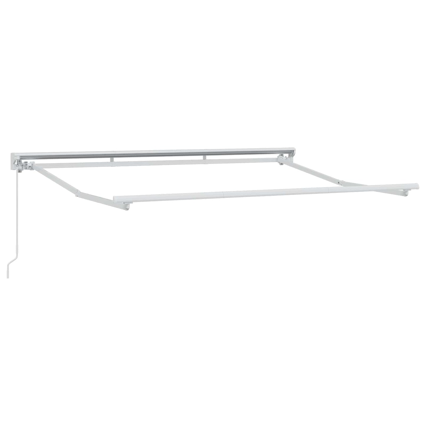 Manuell einziehbare Markise Rot 3,5 x 2,5 m