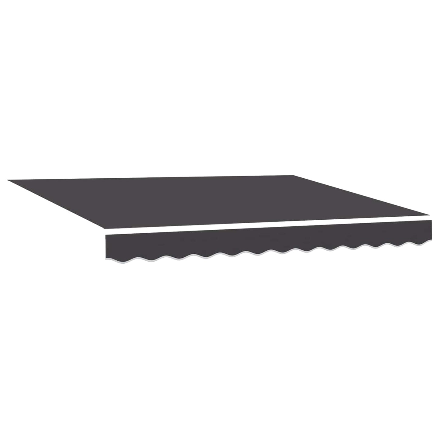 Manuell einziehbare Markise Anthrazit 2,5 x 2 m