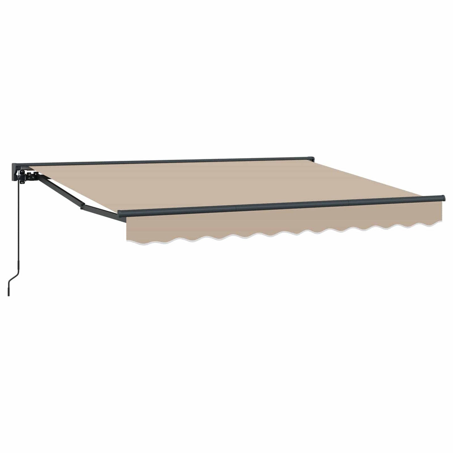 Manuell einziehbare Markise Beige 3 x 2 m