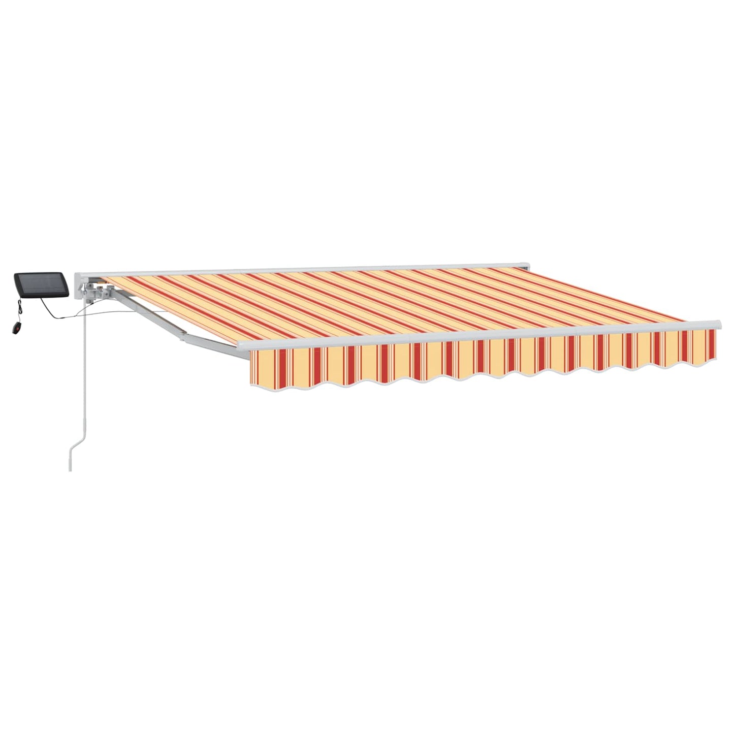 Manueller Markisenrahmen mit LEDs 3,5 x 2 m