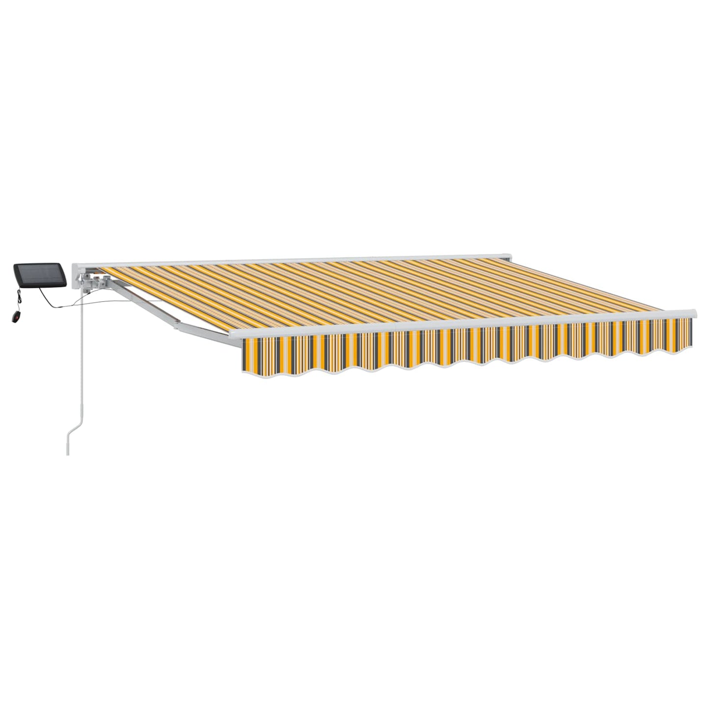 Manueller Markisenrahmen mit LEDs 3,5 x 2,5 m