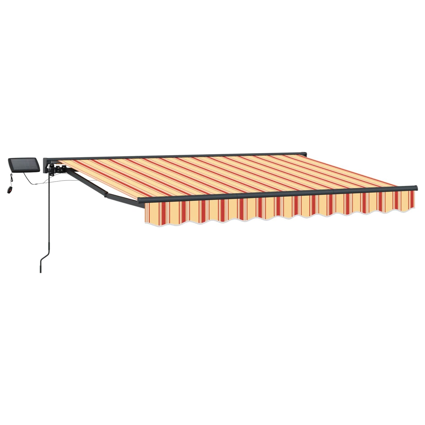 Manueller Markisenrahmen mit LEDs 3,5 x 2 m