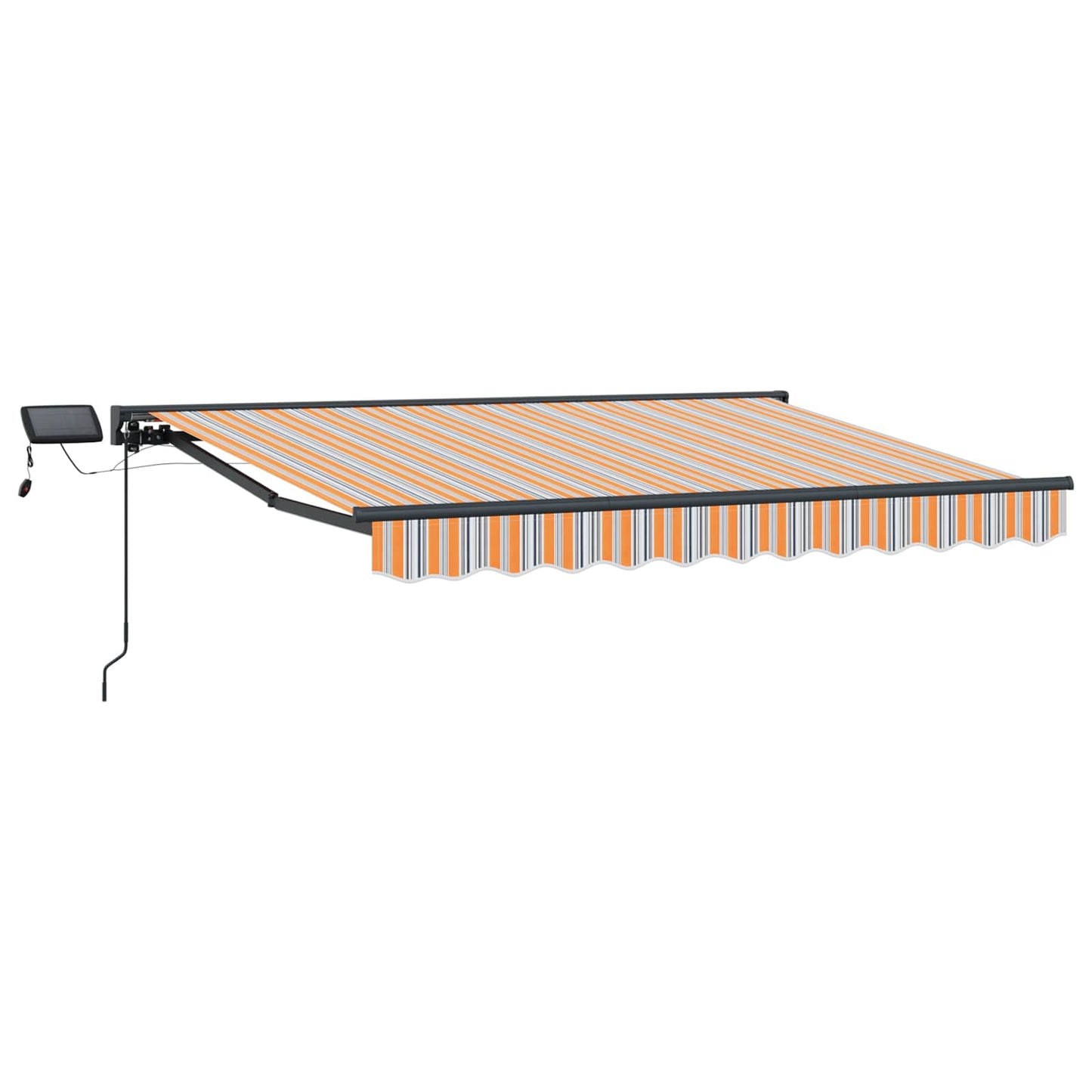 Manueller Markisenrahmen mit LEDs 3,5 x 2 m
