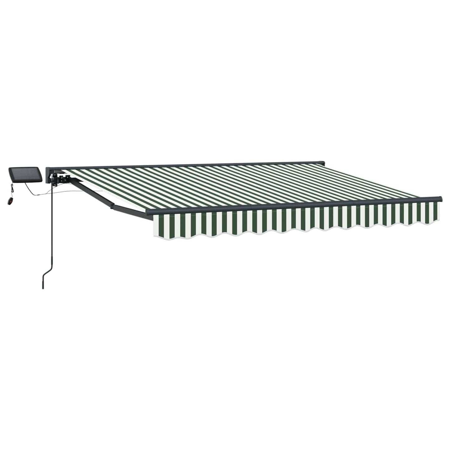 Manueller Markisenrahmen mit LEDs 3,5 x 2 m