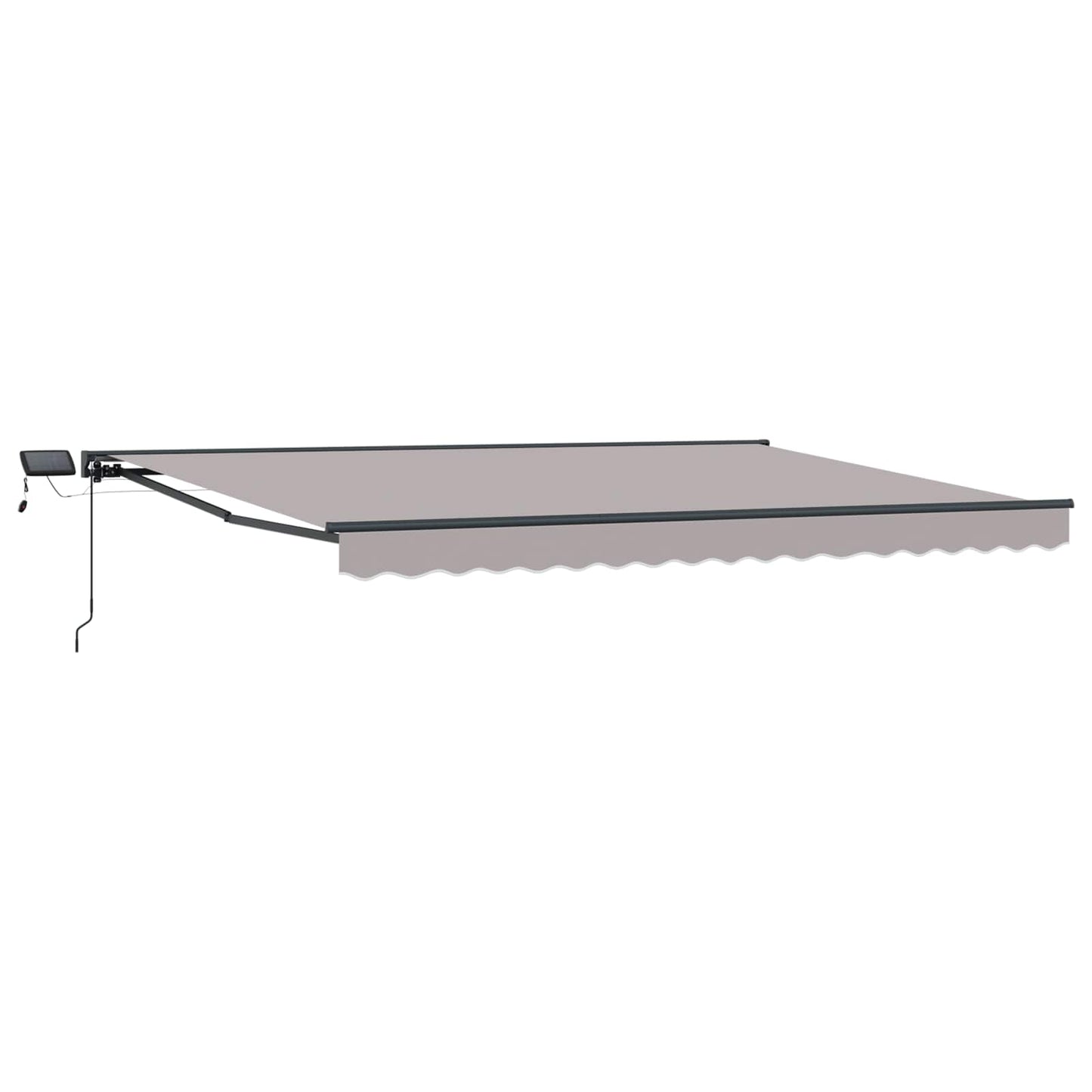 Manueller Markisenrahmen mit LEDs 4 x 2 m
