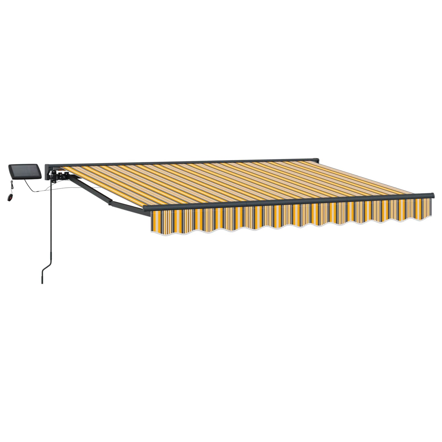 Manueller Markisenrahmen mit LEDs 3,5 x 2,5 m