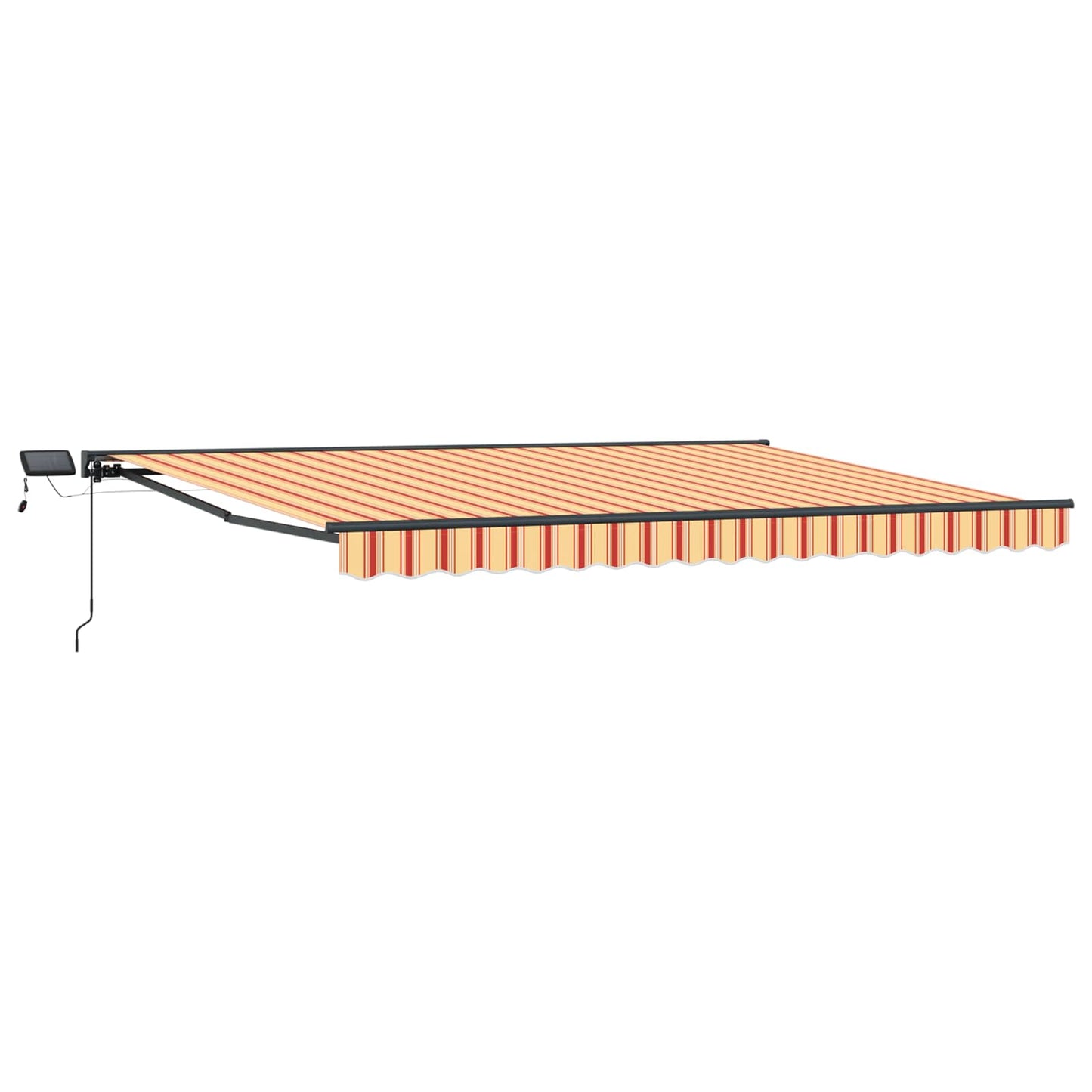 Manueller Markisenrahmen mit LEDs 5 x 3 m