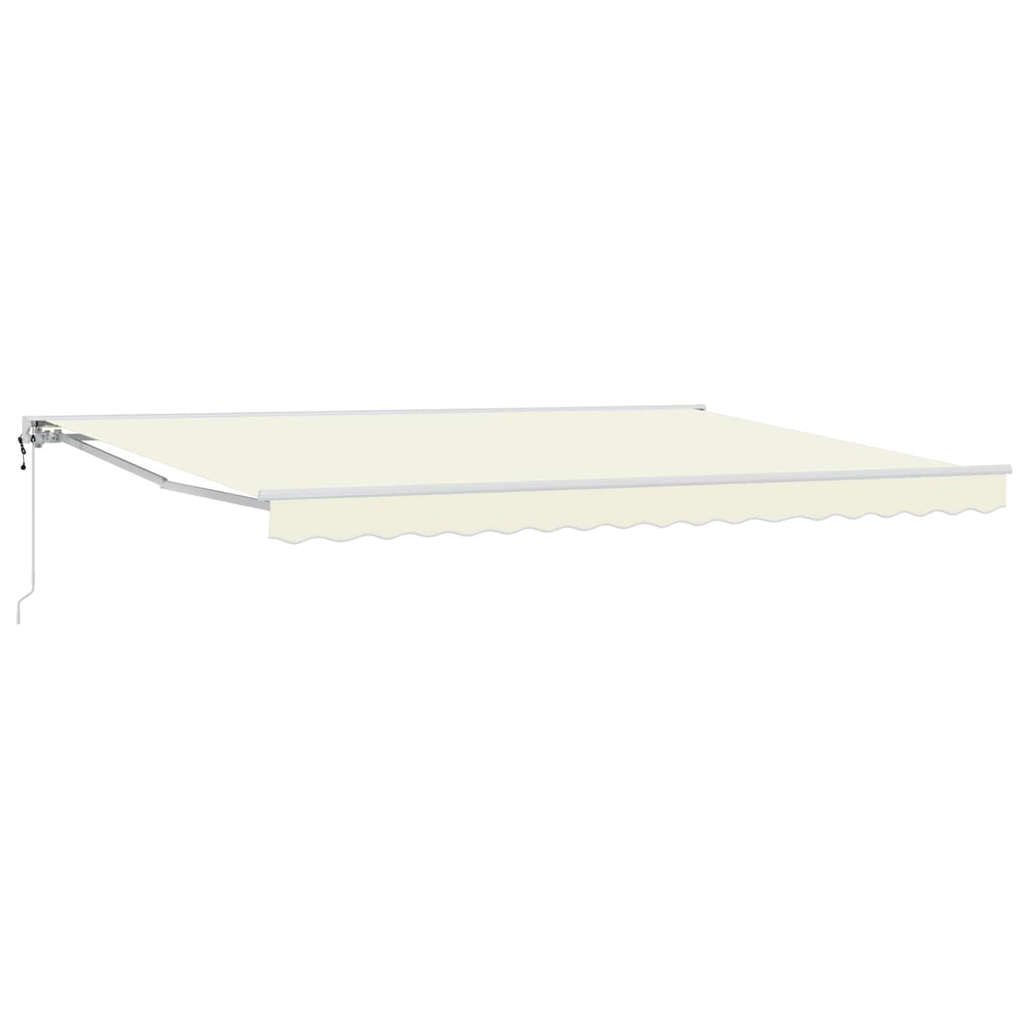 Elektrische ausziehbare Markise Creme 4 × 3,5 m