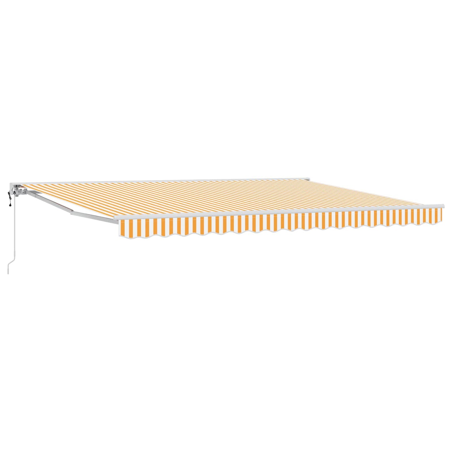 Elektrische ausziehbare Markise Orange 4,5 × 3 m