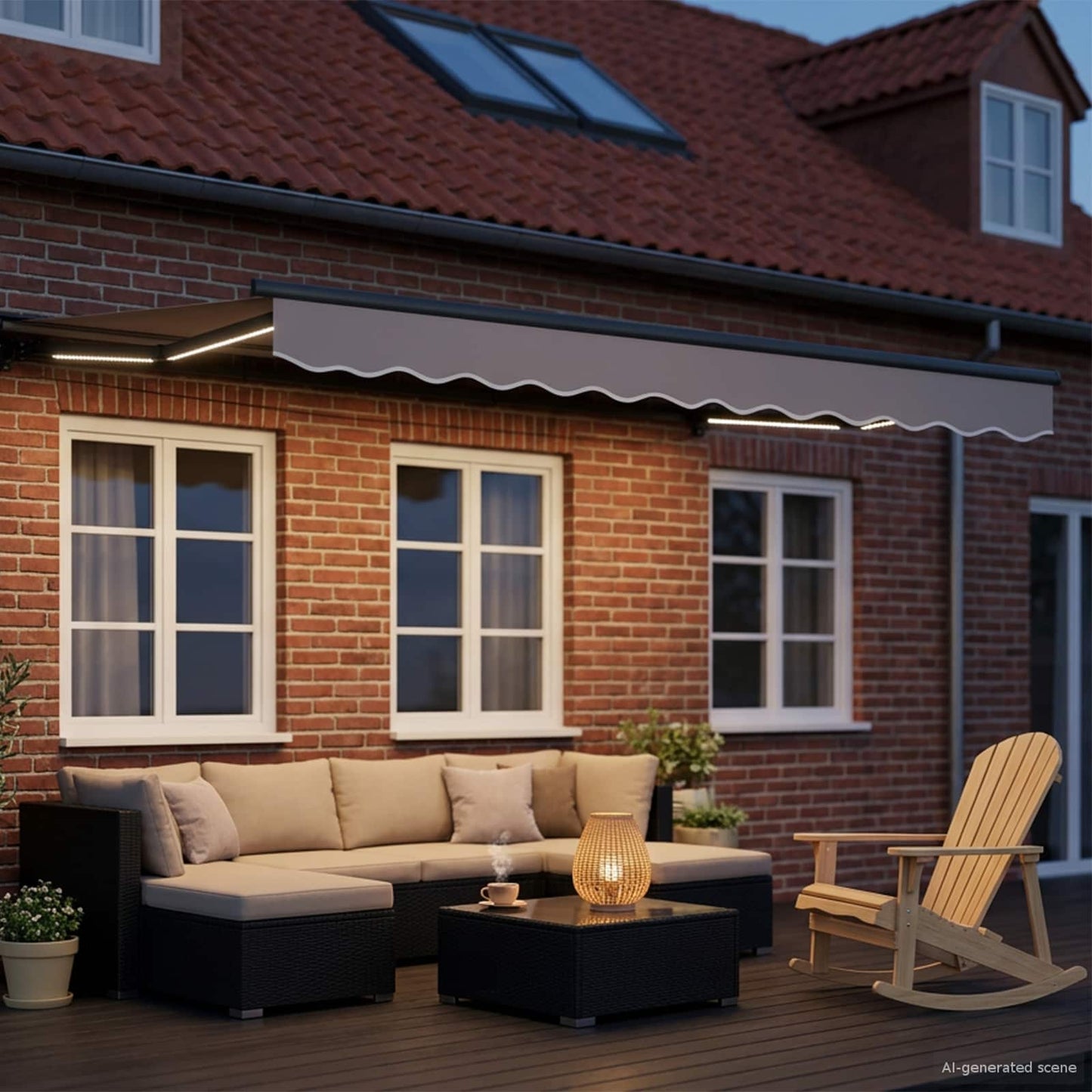 Elektrische ausziehbare Markise 3 x 2,5 m