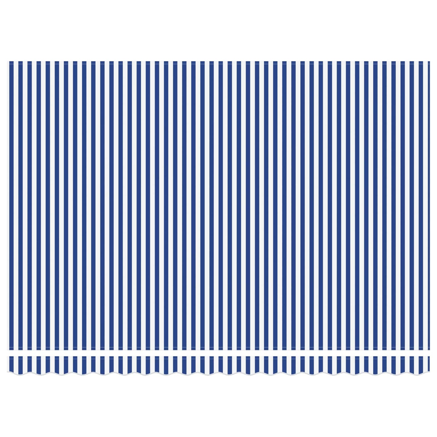 Elektrische ausziehbare Markise Blau, Weiß, Anthrazit 4,5 × 3 m