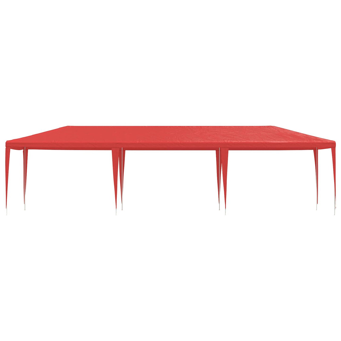 Partyzelt Rot 900 x 300 x 255 cm PE und Stahl