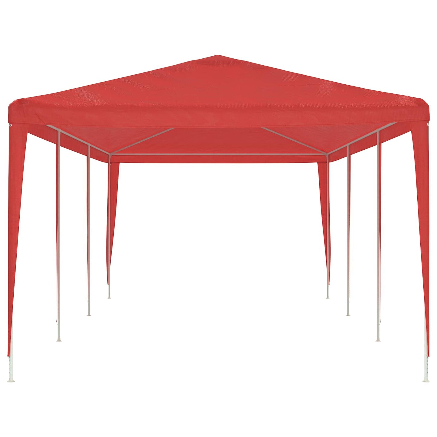 Partyzelt Rot 900 x 300 x 255 cm PE und Stahl