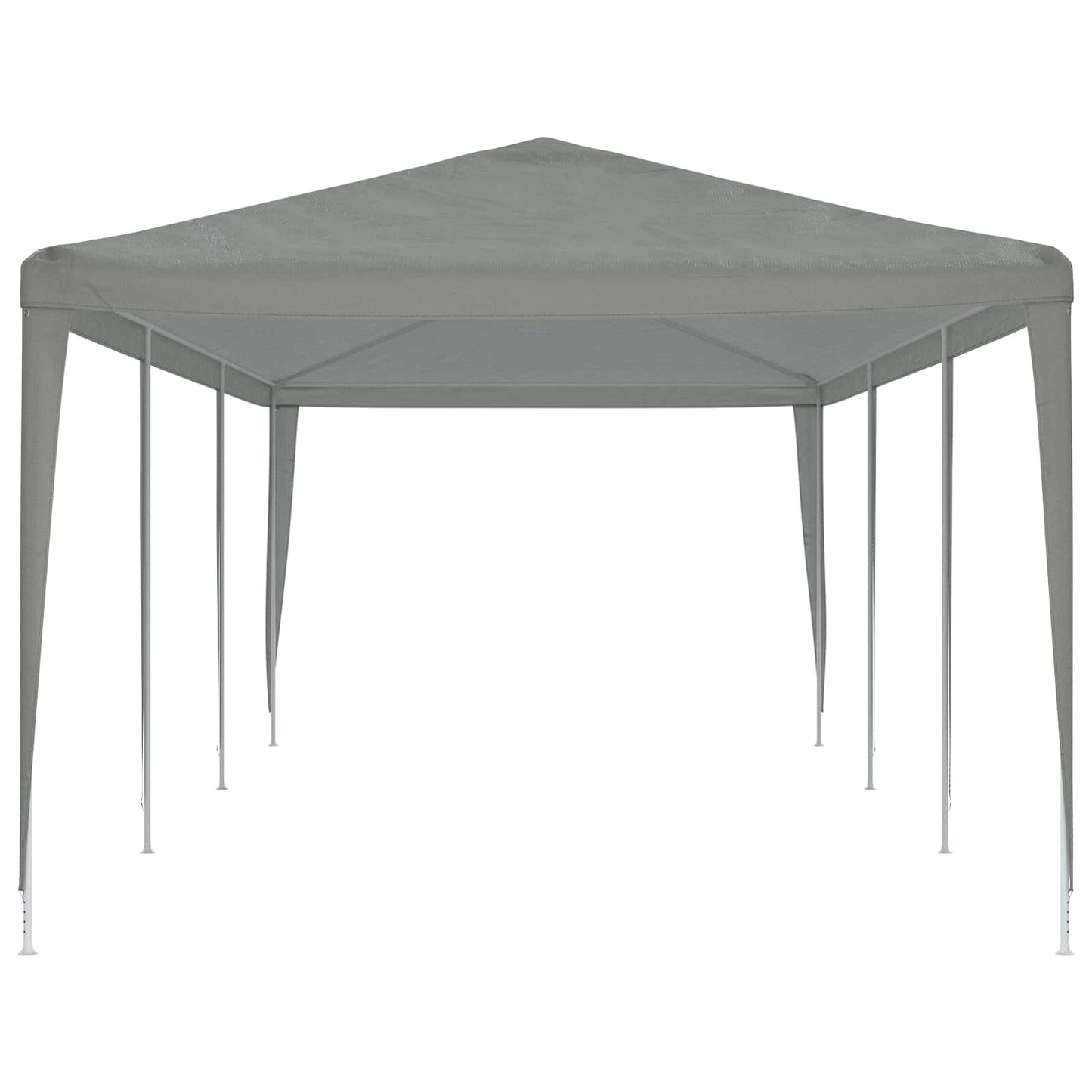 Partyzelt Hellgrau 900 x 300 x 255 cm PE und Stahl