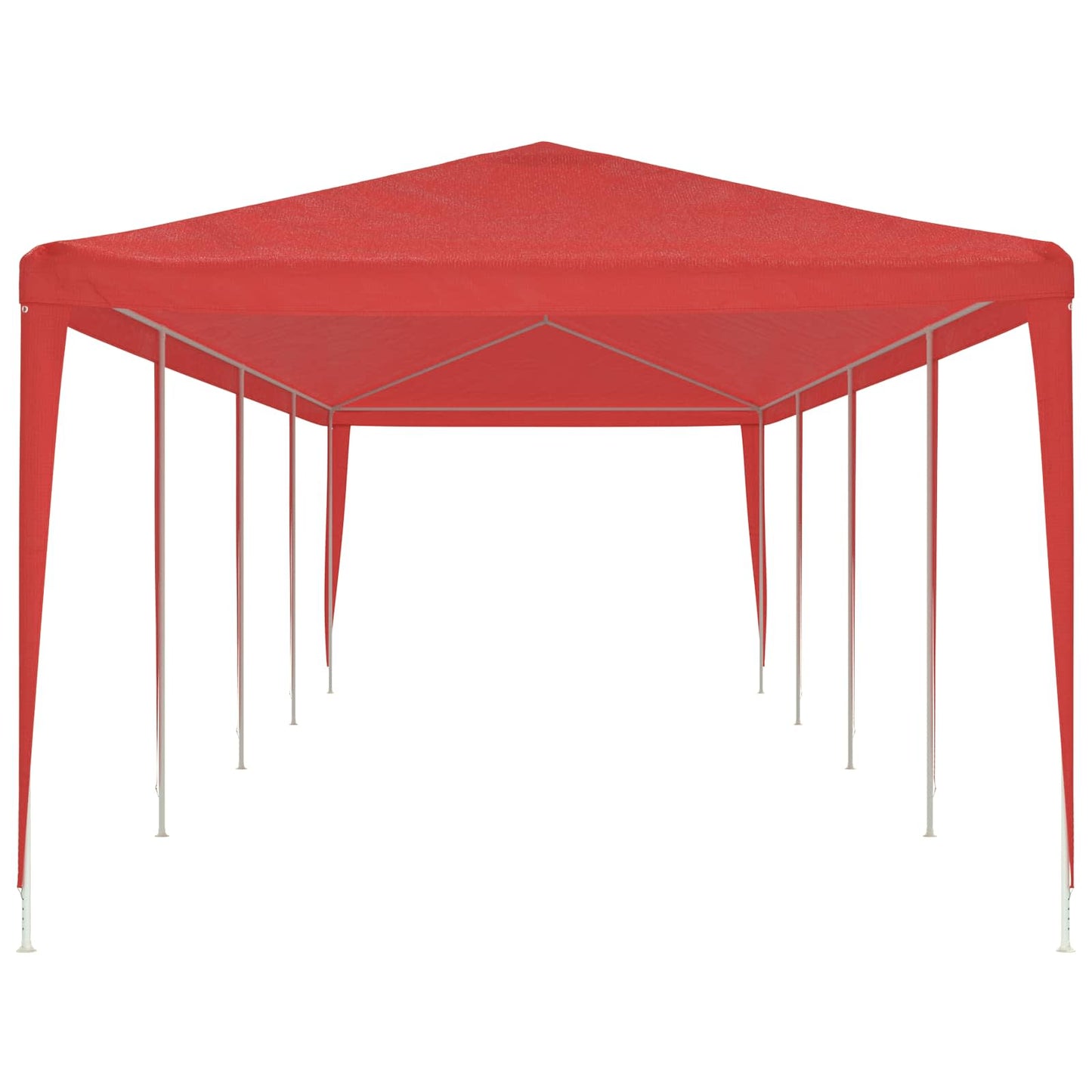 Partyzelt Rot 1200 x 300 x 255 cm PE und Stahl