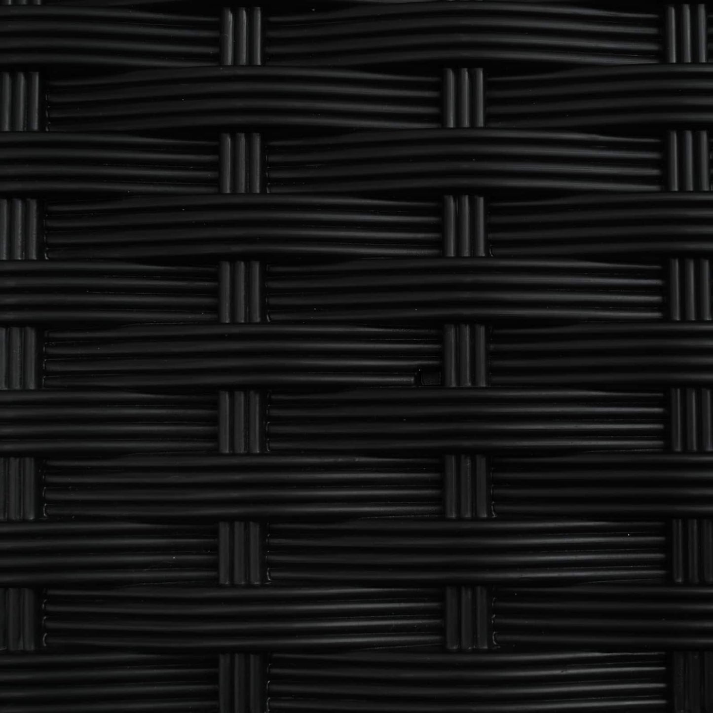 Hochbeet mit Rankgitter und Dach Schwarz 204 x 40 x 141 cm PP