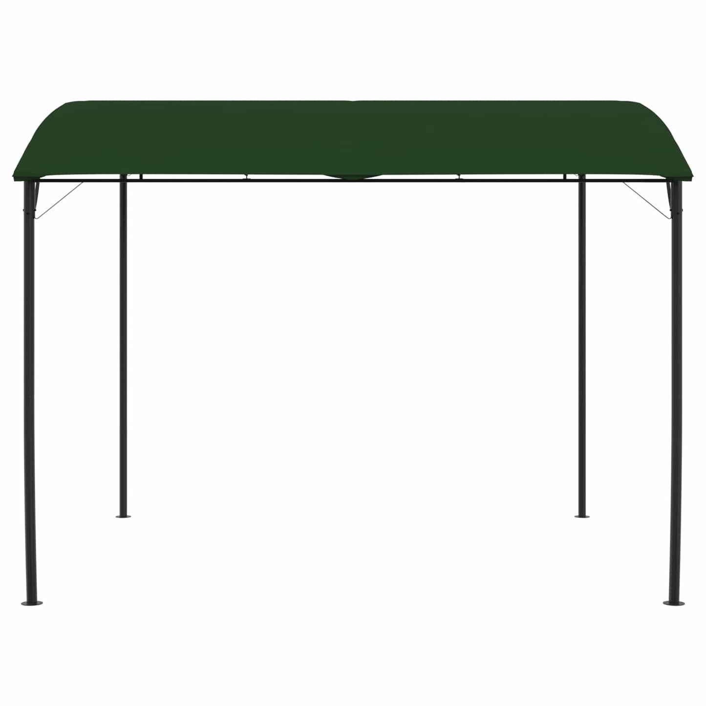 Pavillon 3 x 3 x 2,55 m Grün Stoff und Aluminium 180