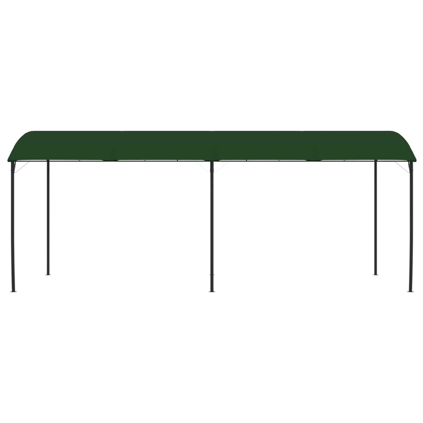 Pavillon 6 x 3 x 2,55 m Grün Stoff und Aluminium 180
