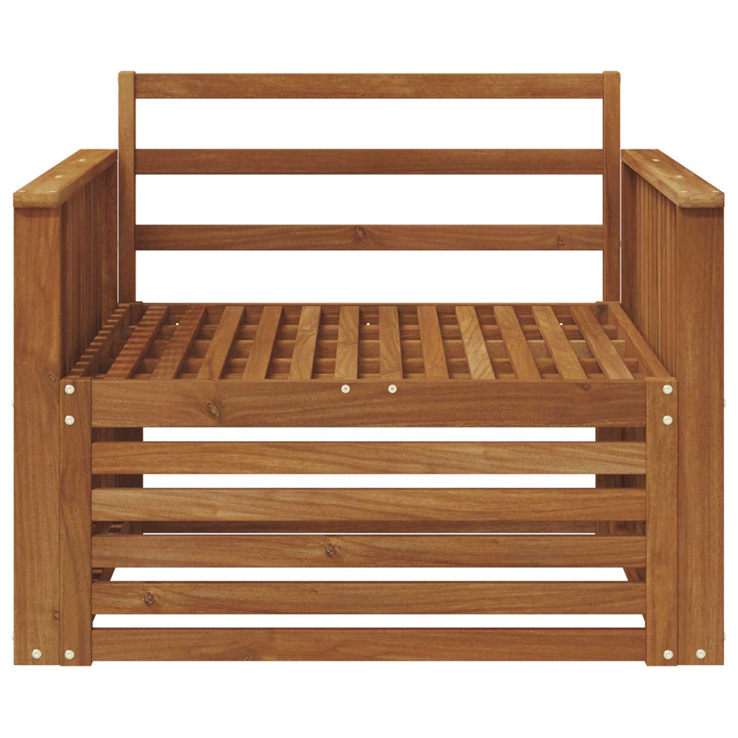 2 Stück Outdoor-Sofa Natur