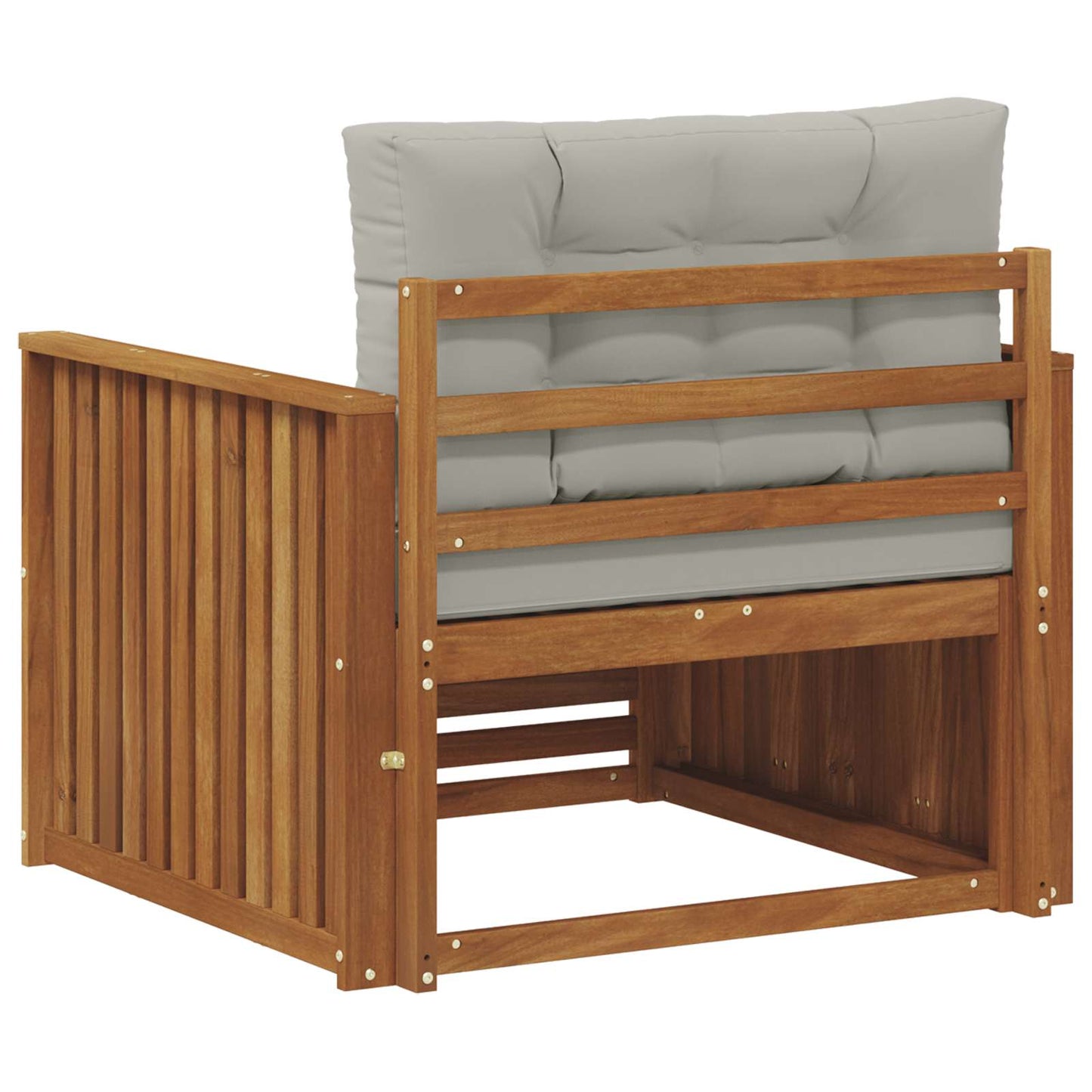Outdoor-Sofa Massives Akazienholz und Polyester
