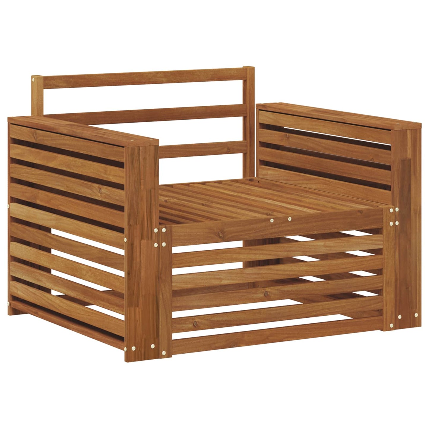 2 Stück Outdoor-Sofa Natur