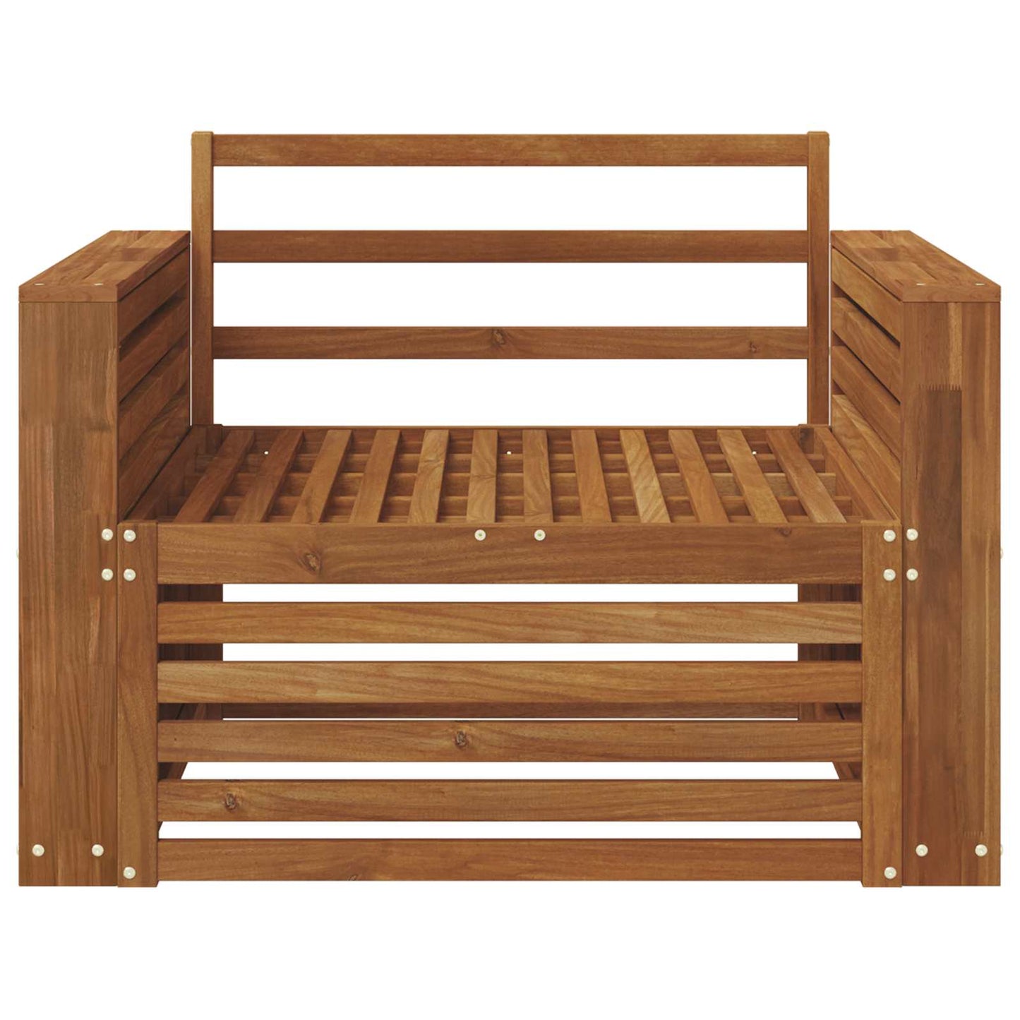 2 Stück Outdoor-Sofa Natur