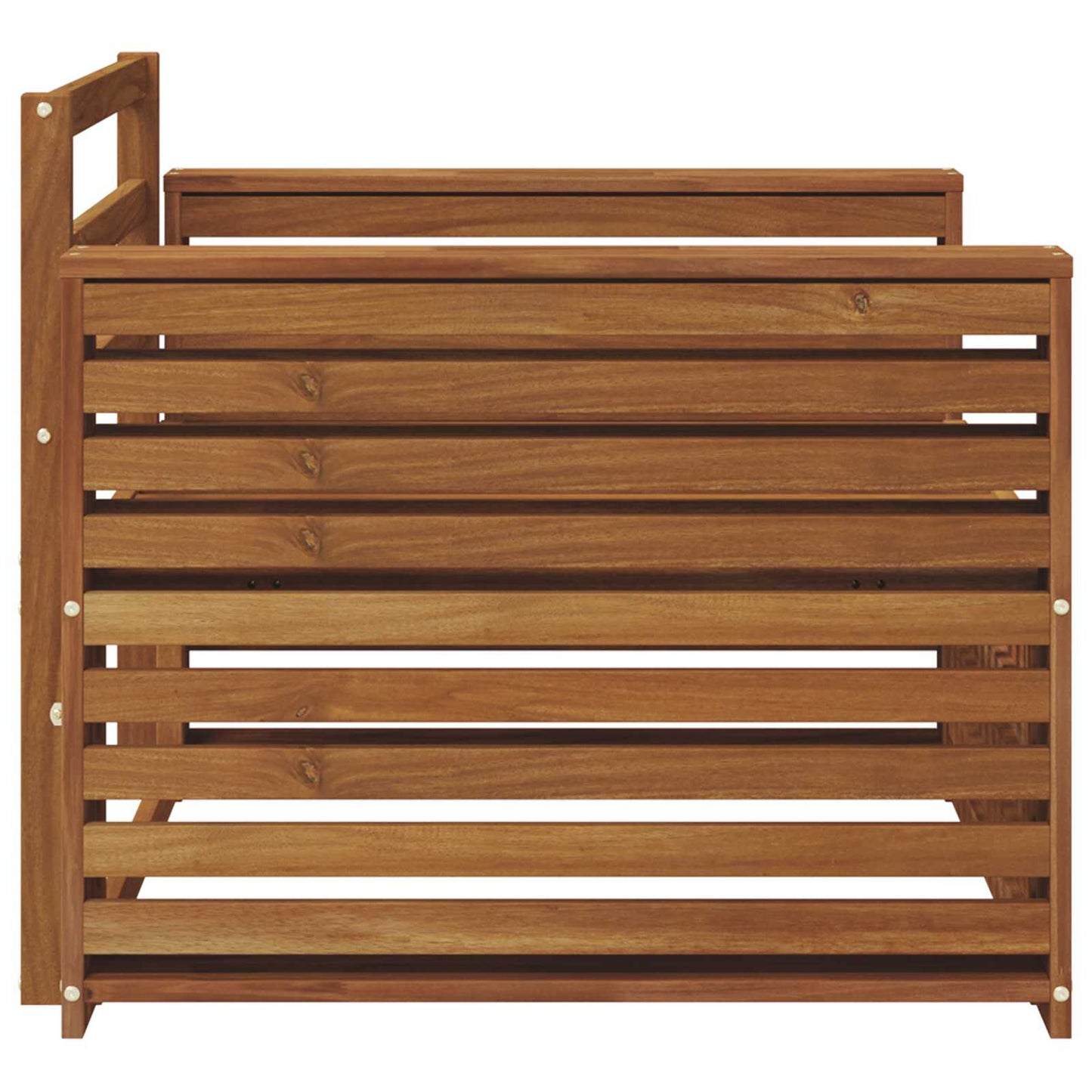 2 Stück Outdoor-Sofa Natur
