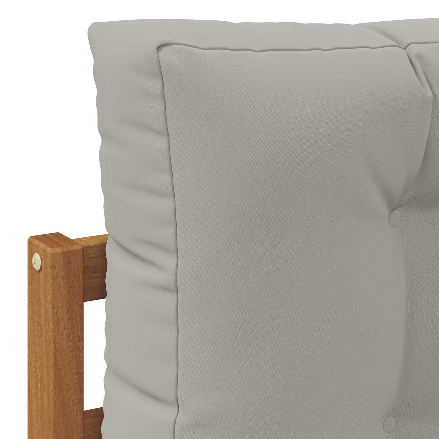 Outdoor-Sofa Massives Akazienholz und Polyester