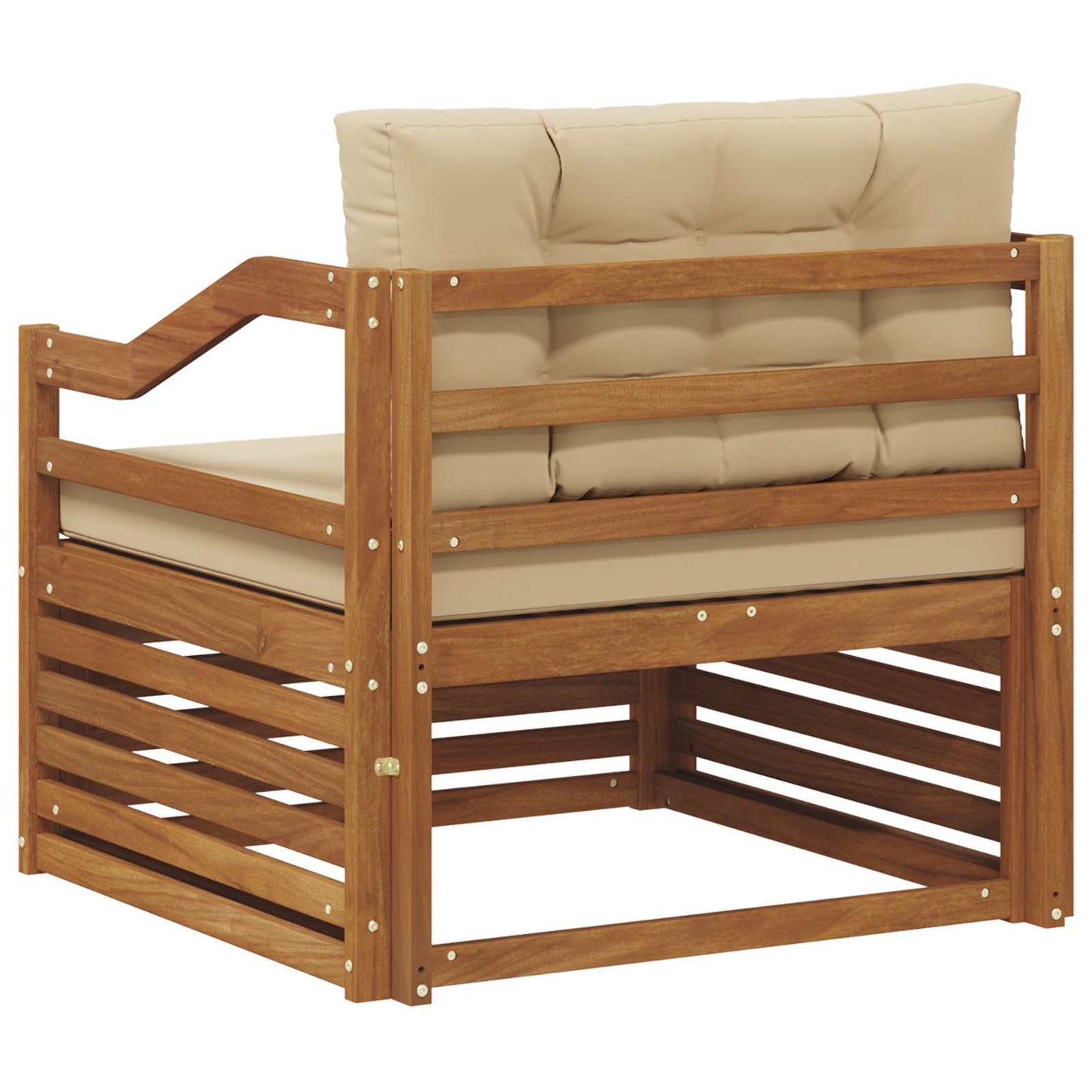 Outdoor-Sofa Natur und Beige