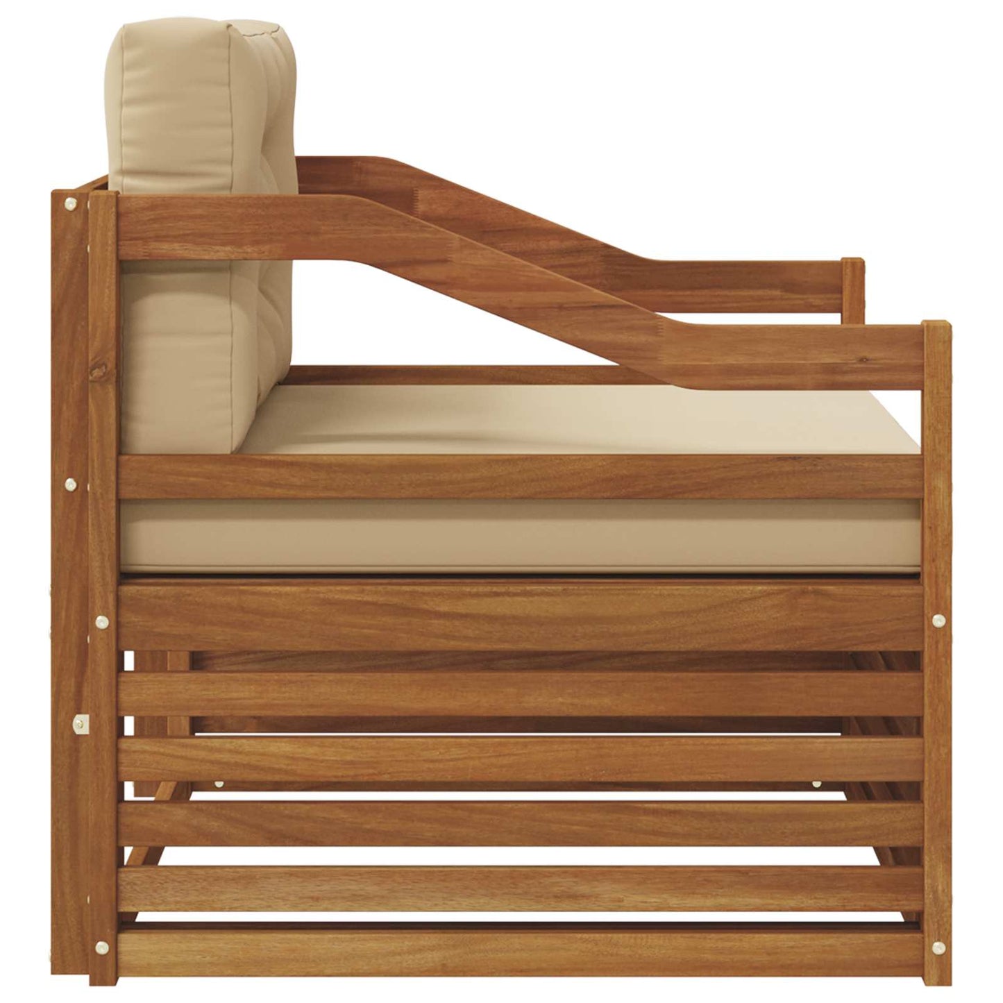 Outdoor-Sofa Natur und Beige