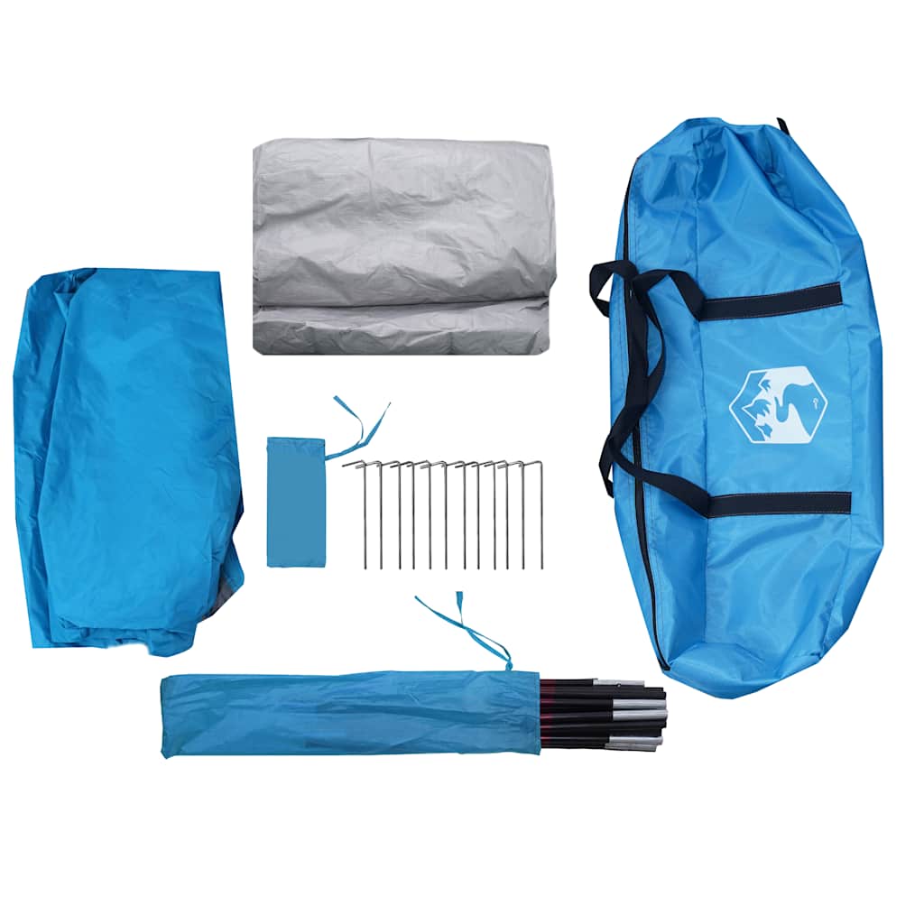 Kuppel-Campingzelt 6 Personen Blau Wasserdicht 94413annt 14.Juni_06:39