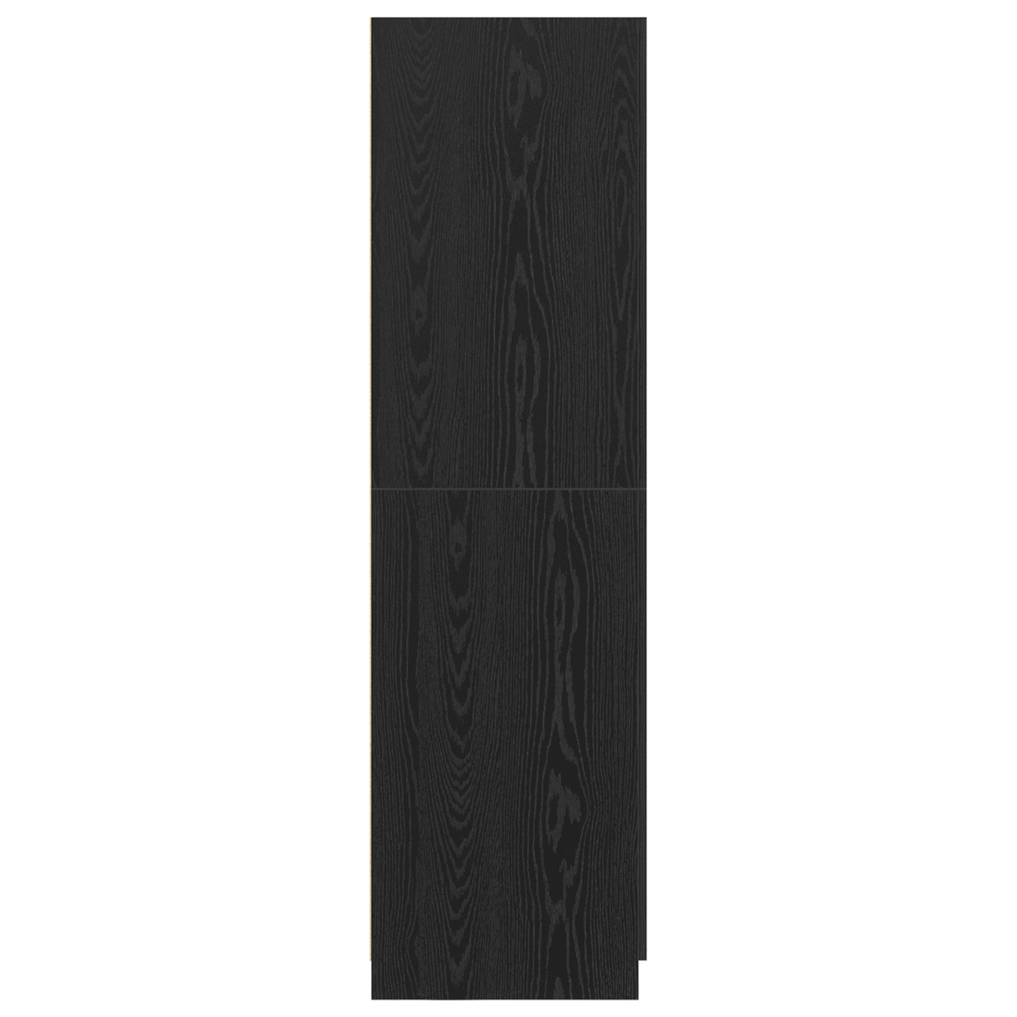 Kleiderschrank mit Tür Schwarz Eichen-Optik 80 x 50,5 x 180 cm
