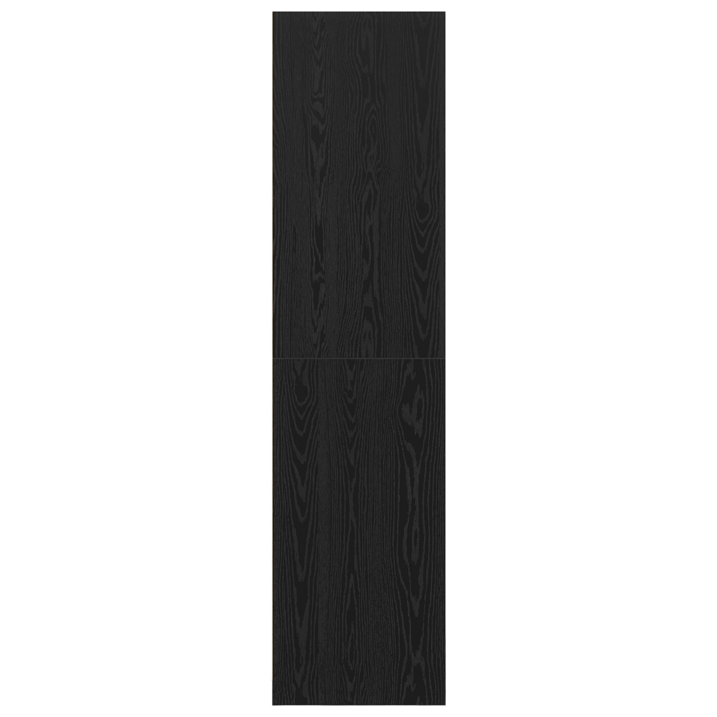 Kleiderschrank mit Regal Schwarz Eichen-Optik 100 x 50 x 200 cm