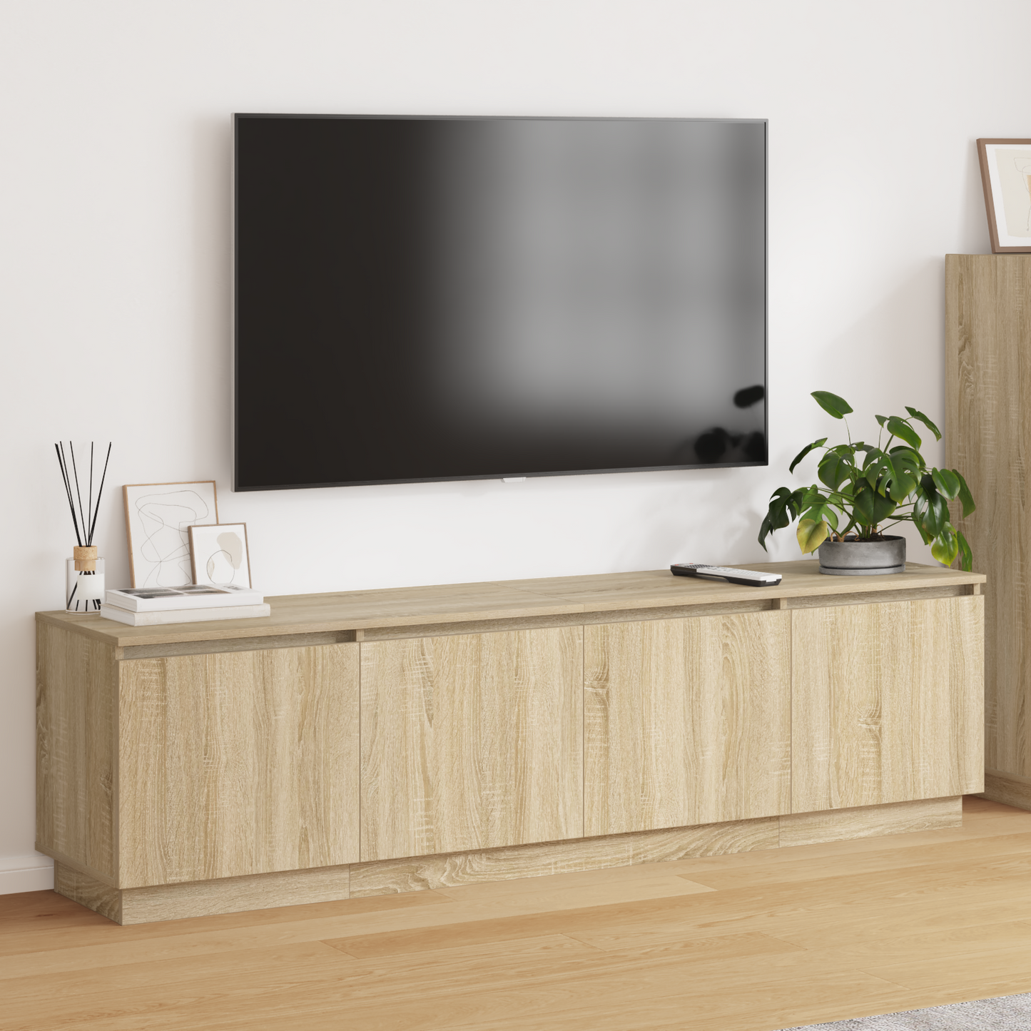 TV-Schränk Sonoma-Eiche 180 x 38 x 49 cm Holzwerkstoff