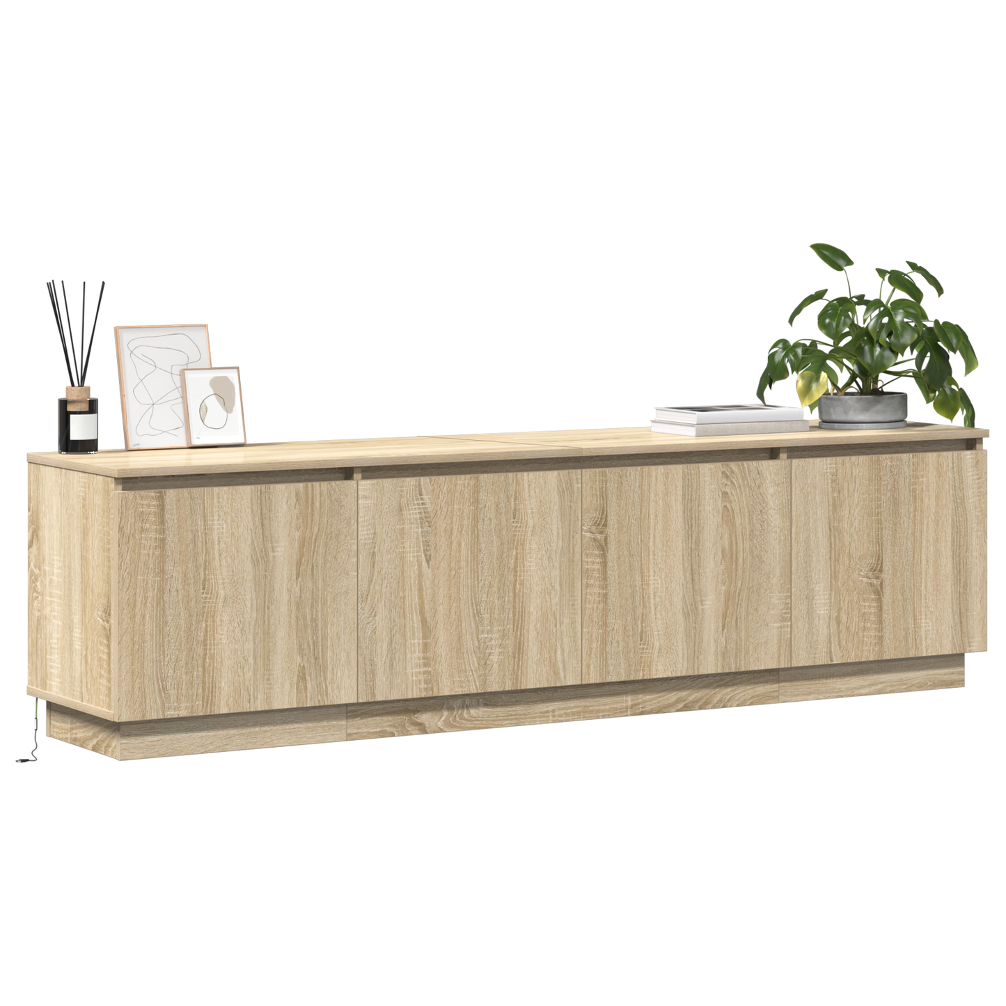TV-Schränk Sonoma-Eiche 180 x 38 x 49 cm Holzwerkstoff