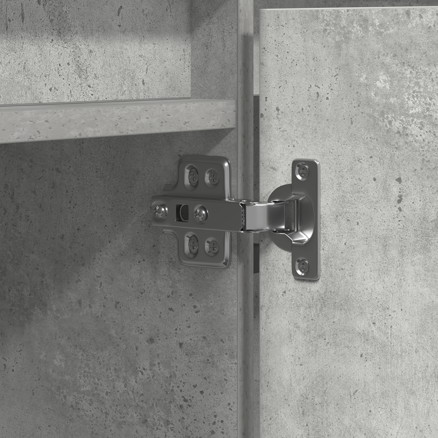 TV-Schränk Beton Grau 180 x 38 x 49 cm Holzwerkstoff