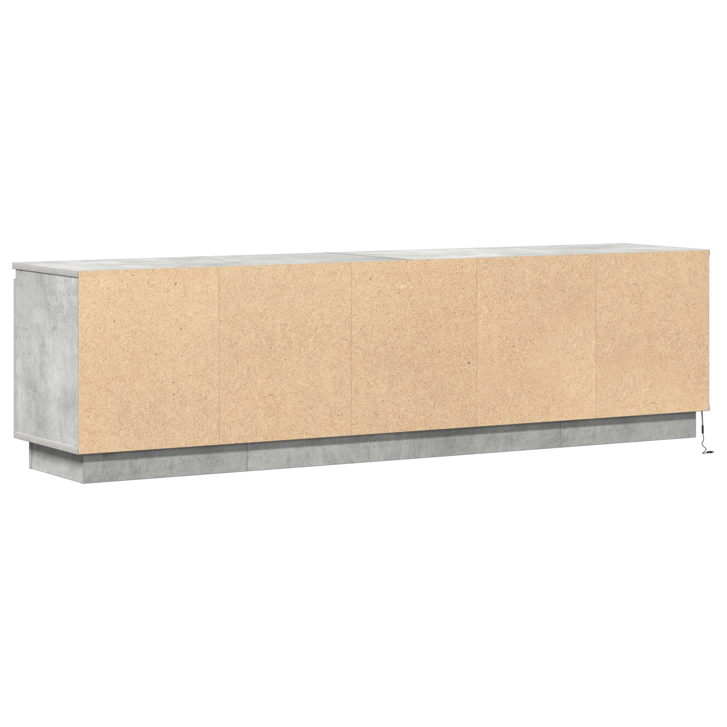 TV-Schränk Beton Grau 180 x 38 x 49 cm Holzwerkstoff