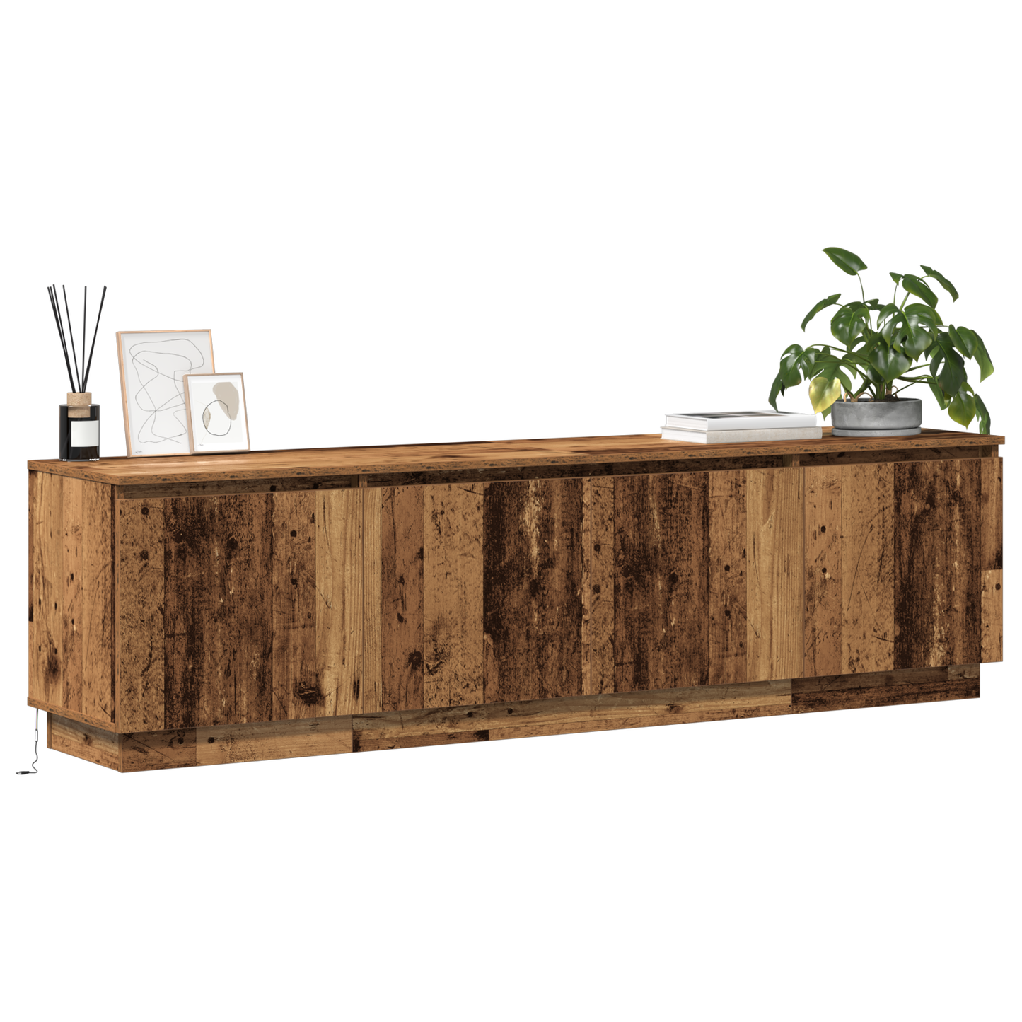 TV-Schränk Altholz 180 x 38 x 49 cm Holzwerkstoff