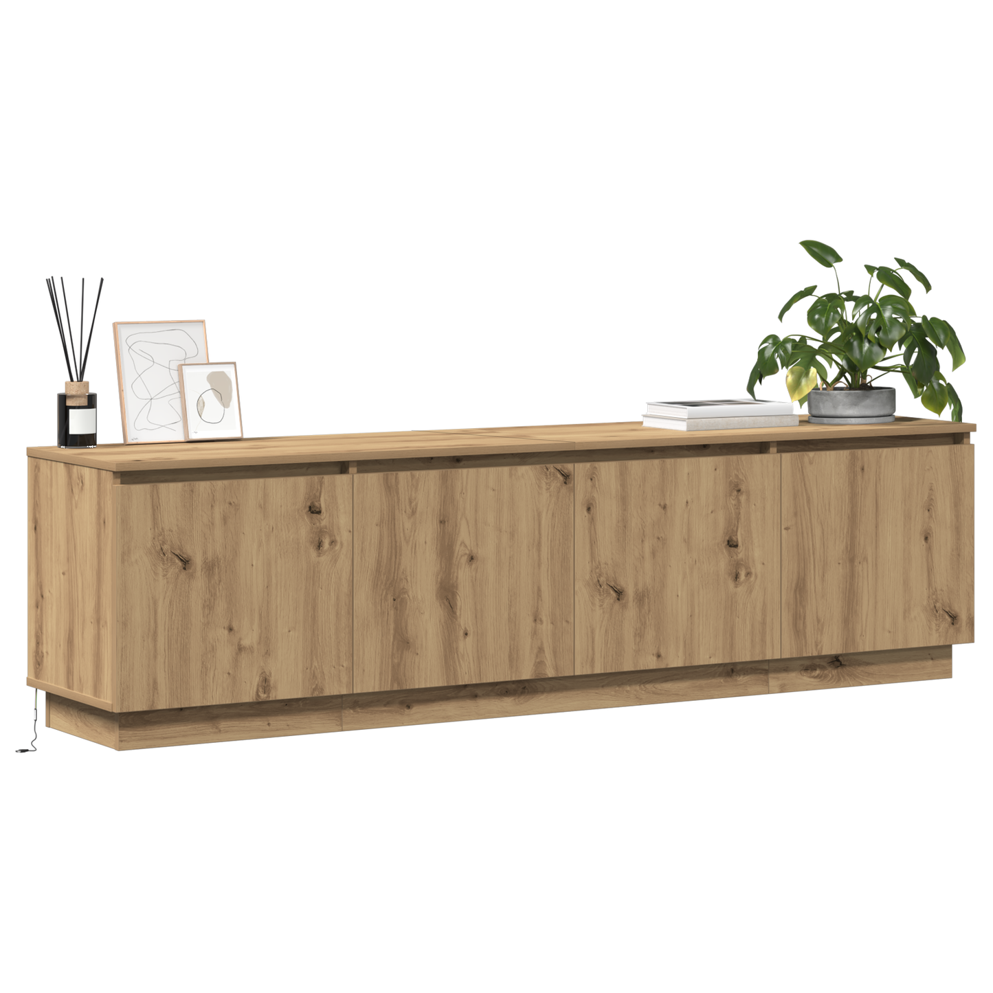 TV-Schränk Artisan-Eiche 180 x 38 x 49 cm Holzwerkstoff