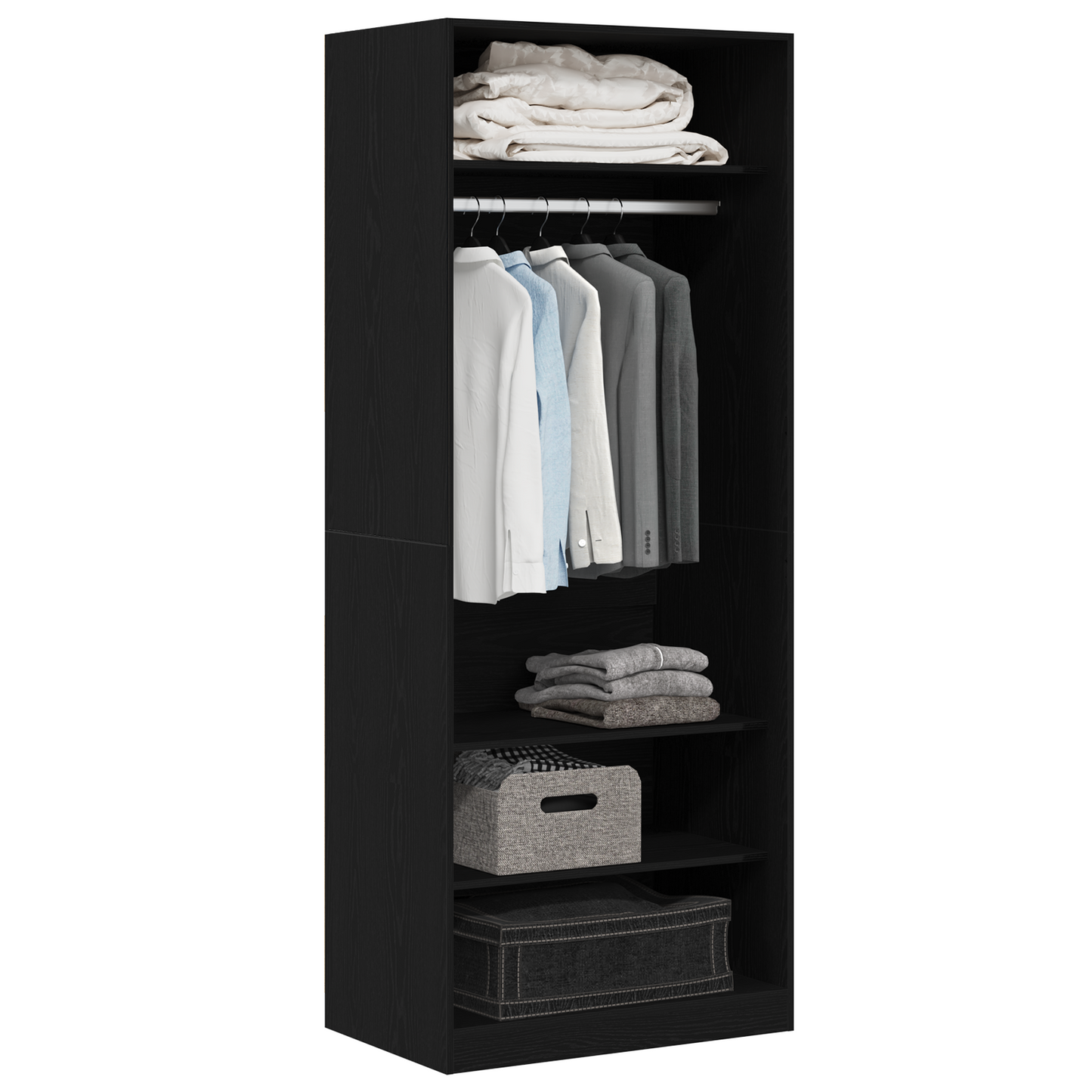 Kleiderschrank Artisan-Eiche 80 x 50 x 200 cm Holzwerkstoff